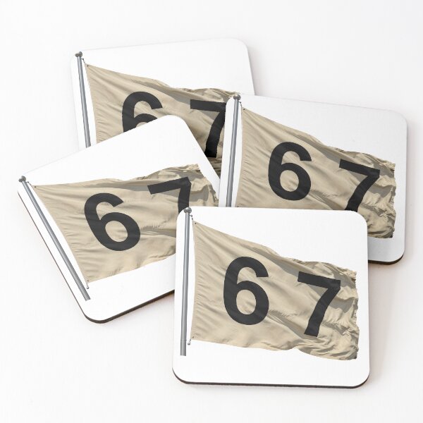 Item preview, Vintage Number 67 Distressed Flag designed and sold by AnimalAirtistry.