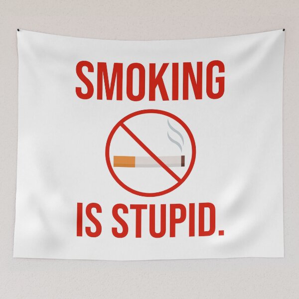 Item preview, Smoking is stupid  designed and sold by Rachel the Artist .