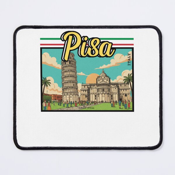 Item preview, Pisa Postcard – Tower, Cathedral & Sunset Crowd designed and sold by Islanday.official.