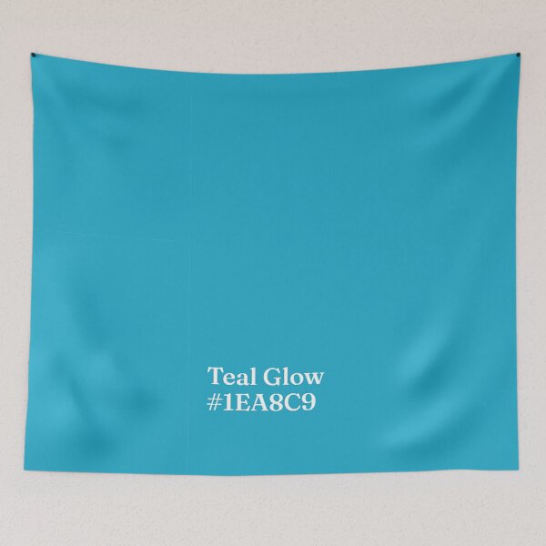Item preview, Teal Glow ✨ #1EA8C9 designed and sold by WheelieGdArt.