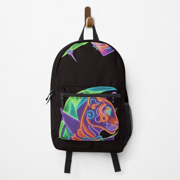 Item preview, Neon Tiger Spirit Glow Art designed and sold by Color for Balance .