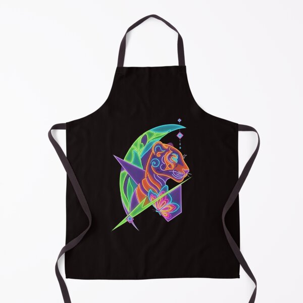 Item preview, Neon Tiger Spirit Glow Art designed and sold by Color for Balance .