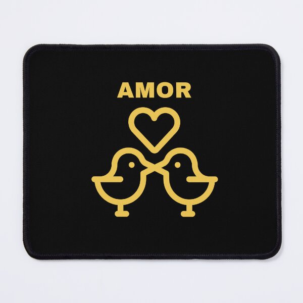 Item preview, AMOR Minimalist Love Birds Design designed and sold by TalkTee Me.