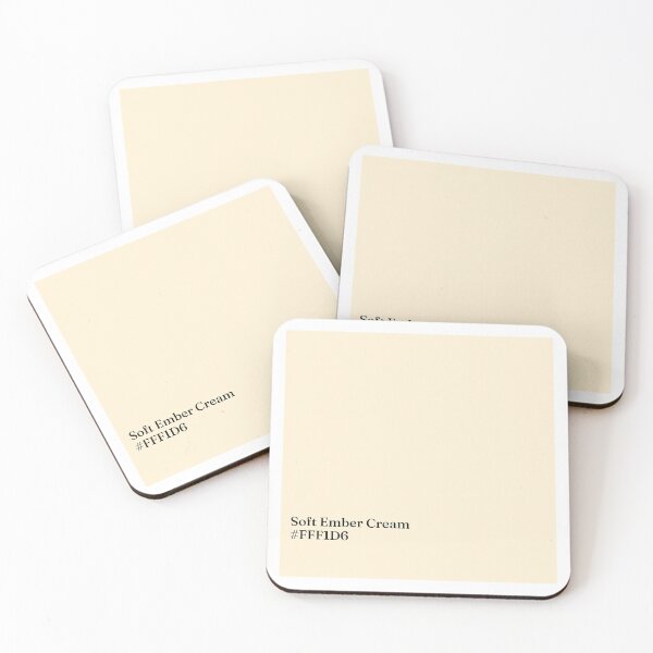 Item preview, Soft Ember Cream ✨ #FFF1D6 designed and sold by WheelieGdArt.
