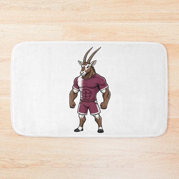 Item preview, Majestic Qatari Arabian Oryx Football Mascot 2026 designed and sold by ArtByKatti.