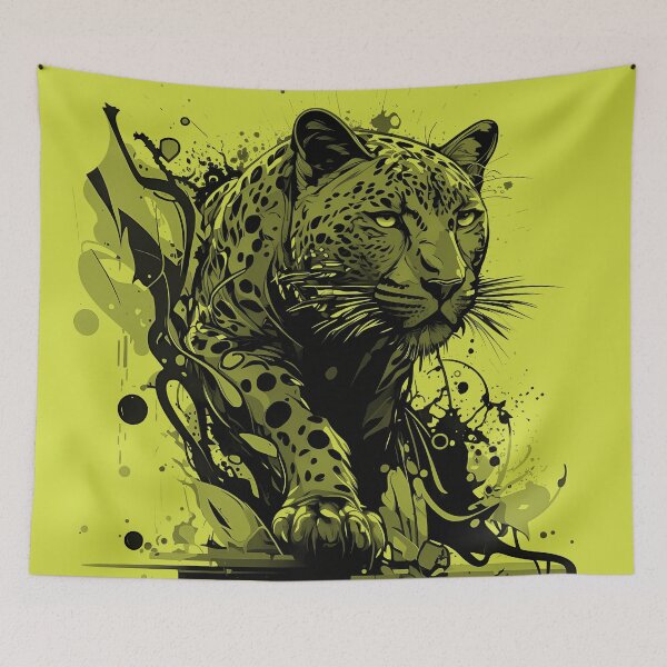 Item preview, Leopard - Fast moves. Fierce mind! designed and sold by MVDigitalArt.