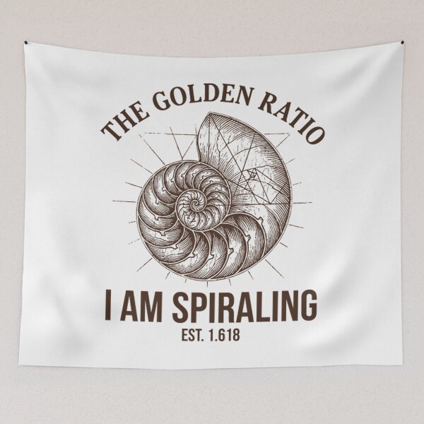 Item preview, The Golden Ratio I Am Spiraling Funny Math Humor designed and sold by Mason-Pride.