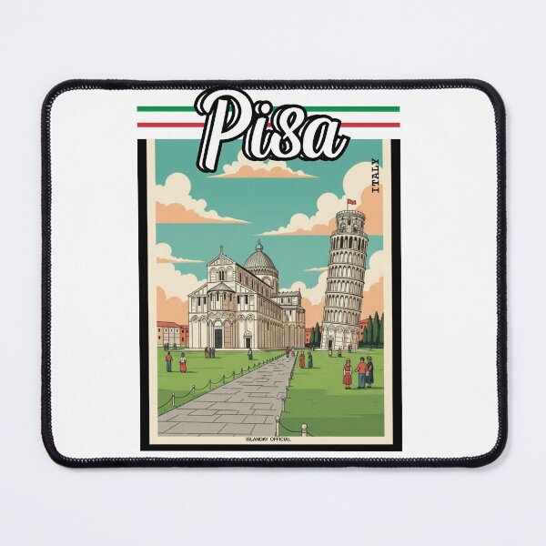 Item preview, Pisa Promenade – Tower, Cathedral & Vintage Stroll designed and sold by Islanday.official.