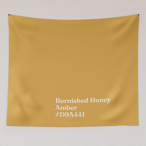 Item preview, Burnished Honey Amber ✨ #D9A441 designed and sold by WheelieGdArt.