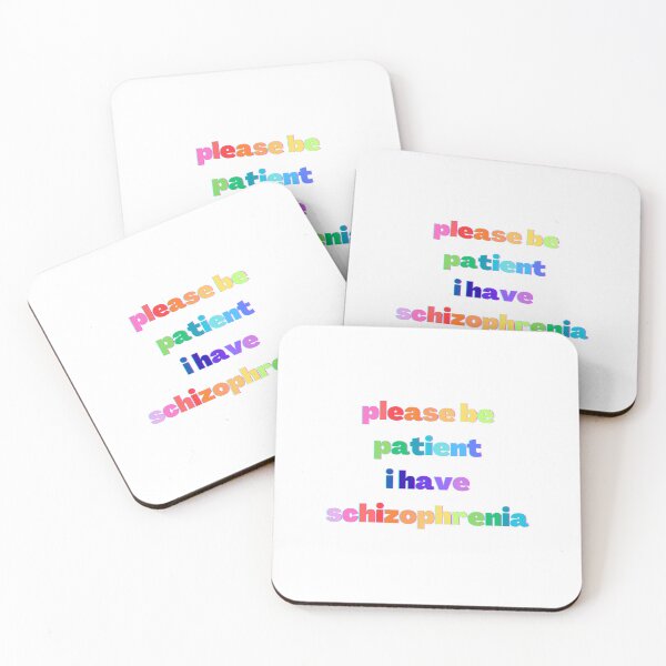 Item preview, Please Be Patient I Have Schizophrenia (Rainbow) designed and sold by Obsquidian.