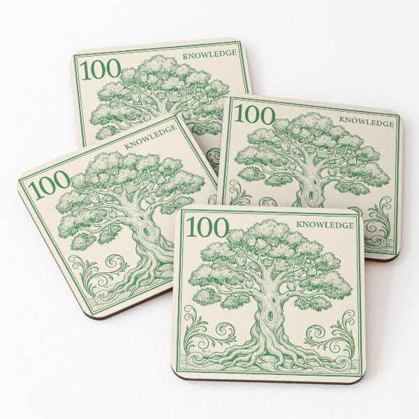 Item preview, Knowledge Tree Vintage Postage Stamp Illustration designed and sold by WhiskStmaps.
