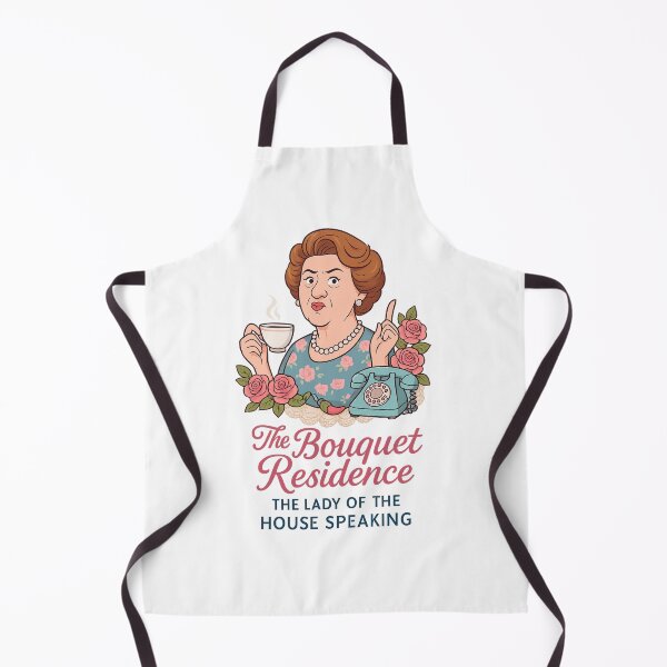 Item preview, Classic British Lady with Telephone – Vintage Humor Illustration designed and sold by SoftStyleStudio ⭐⭐⭐.