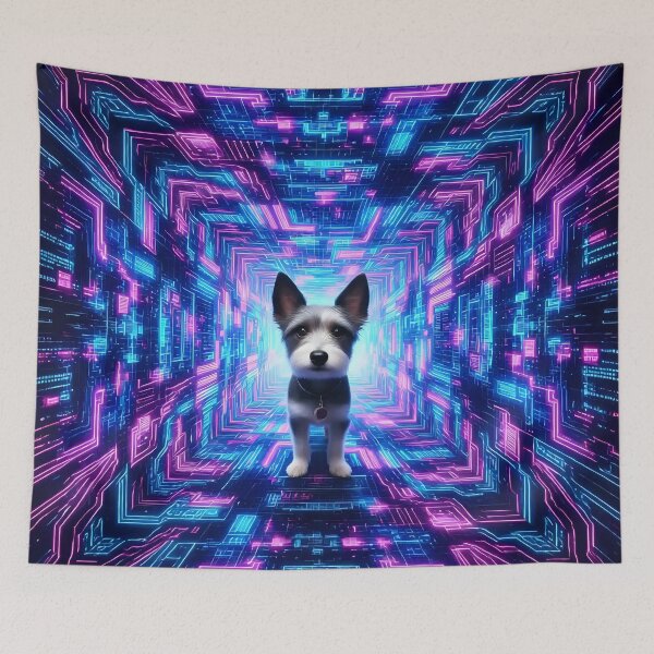 Item preview, A dog in a fantasy world.  designed and sold by Nomad-Maynard.