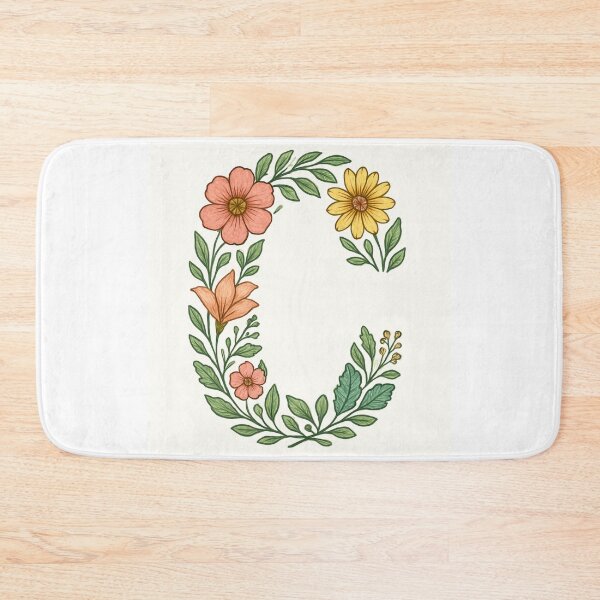 Item preview, Elegant Ornamental Letter C – Minimal  Typography designed and sold by DvRose-.
