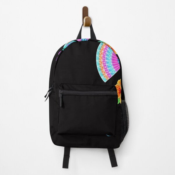 Item preview, Neon Hummingbird Tropical Mandala Art designed and sold by Color for Balance .