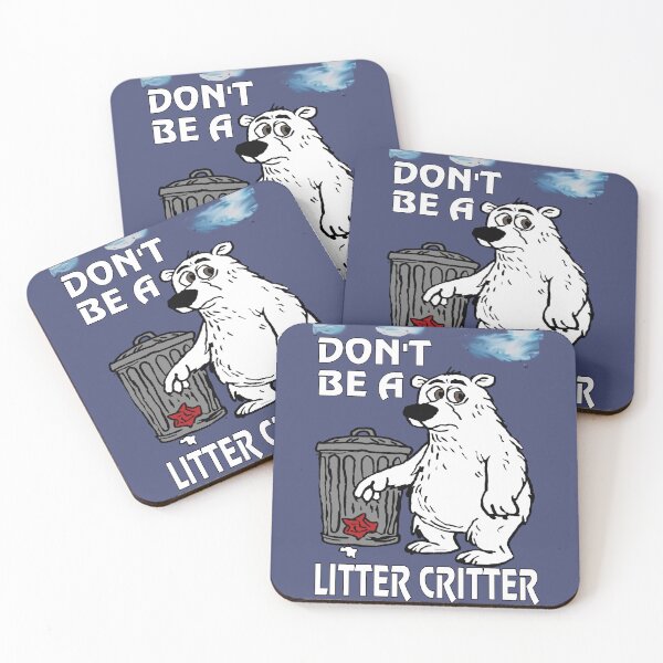Item preview, Don't Be A Litter Critter Illustration designed and sold by kristalcurt.