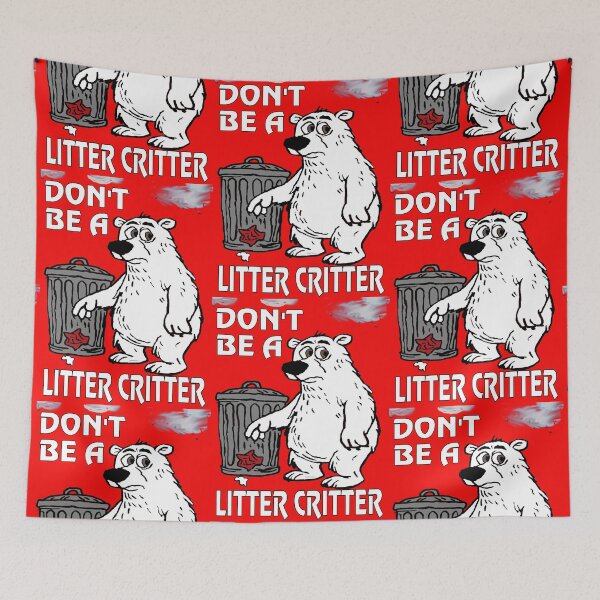 Item preview, Don't Be A Litter Critter Illustration designed and sold by kristalcurt.