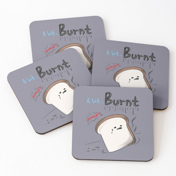 Item preview, A Bit… Burnt | Toast Burnout Doodle | Low Energy Life Collection designed and sold by mintmono-studio.