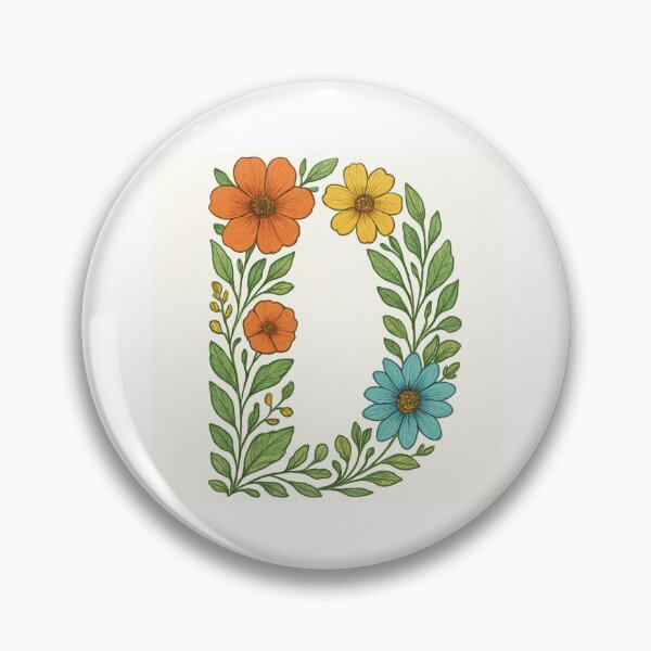 Item preview, Ornamental Letter D – Minimal  Typography designed and sold by DvRose-.