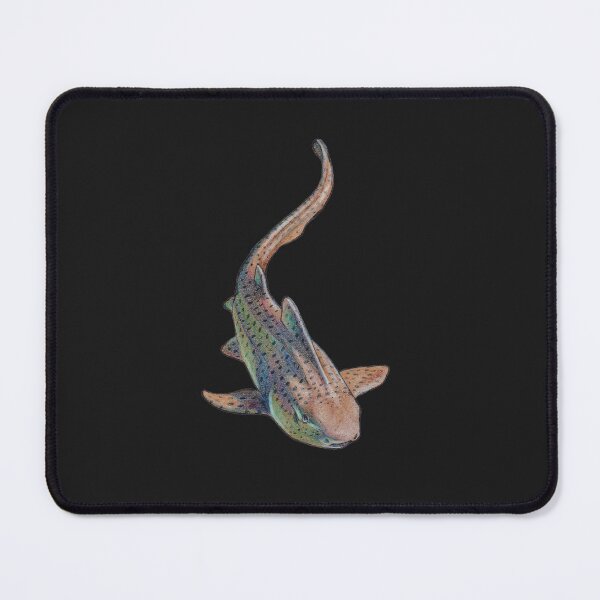 Item preview, Zebra shark colored pencils art (also called leopard shark) designed and sold by AquarellChill.