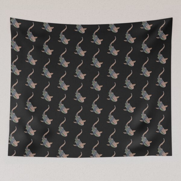 Item preview, Zebra shark colored pencils art (also called leopard shark) designed and sold by AquarellChill.
