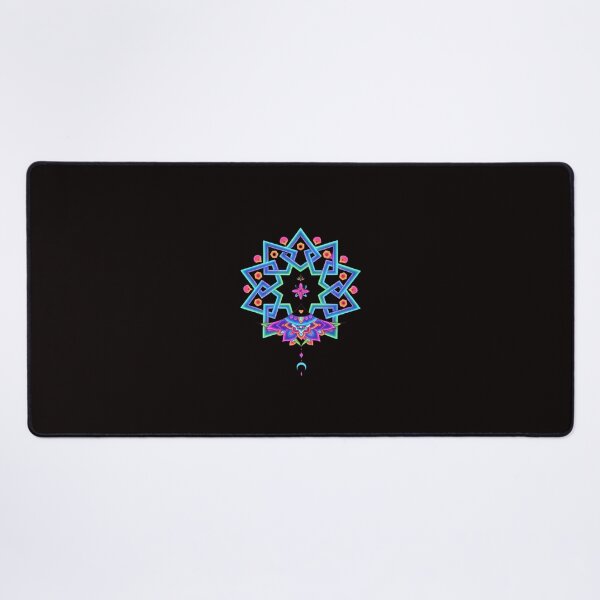 Item preview, Neon Geometric Lotus Mandala Art designed and sold by Color for Balance .