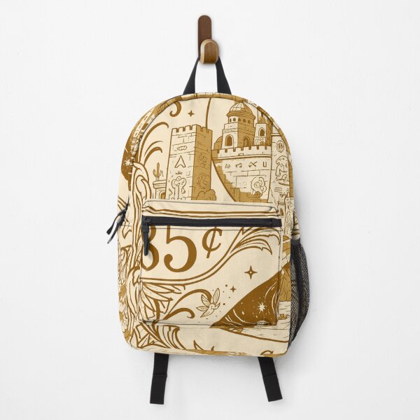 Item preview, City of Echoes Fantasy Postage Stamp Illustration designed and sold by WhiskStmaps.