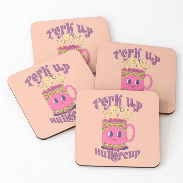 Item preview, Perk Up Buttercup - Groovy Funny Coffee Mug designed and sold by LaRoach Digital Arts.