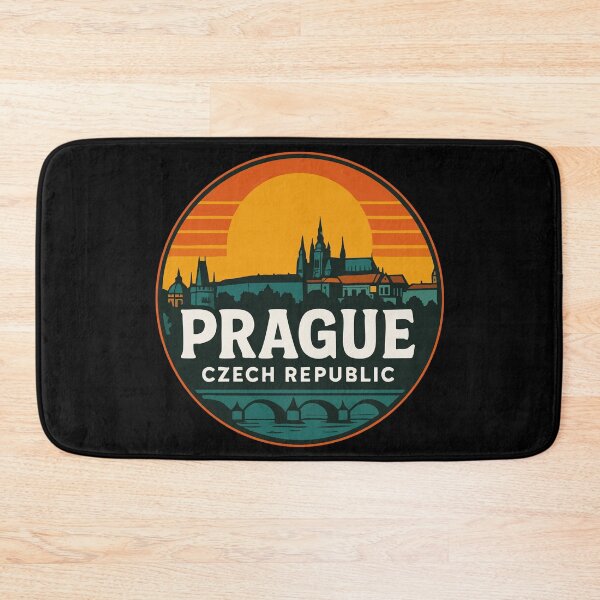 Item preview, Prague Czech Republic Vintage Travel designed and sold by TomFrontierArt.