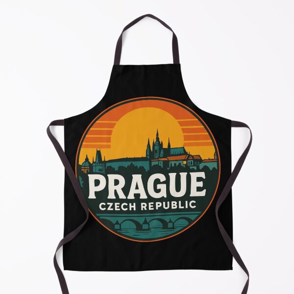 Item preview, Prague Czech Republic Vintage Travel designed and sold by TomFrontierArt.