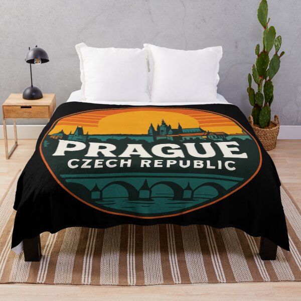Item preview, Prague Czech Republic Vintage Travel designed and sold by TomFrontierArt.