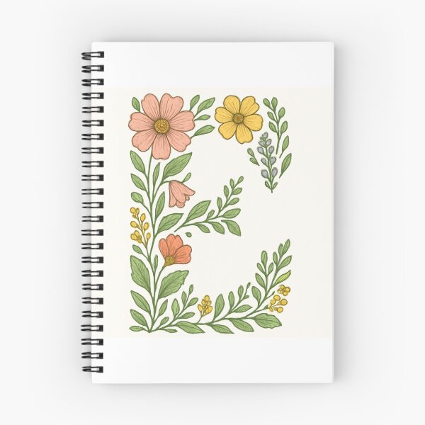Item preview, Ornamental Letter E – Minimal  Typography designed and sold by DvRose-.