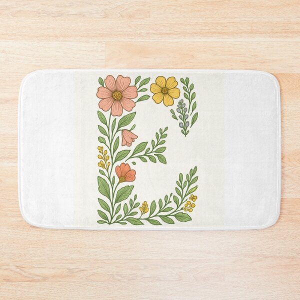 Item preview, Ornamental Letter E – Minimal  Typography designed and sold by DvRose-.