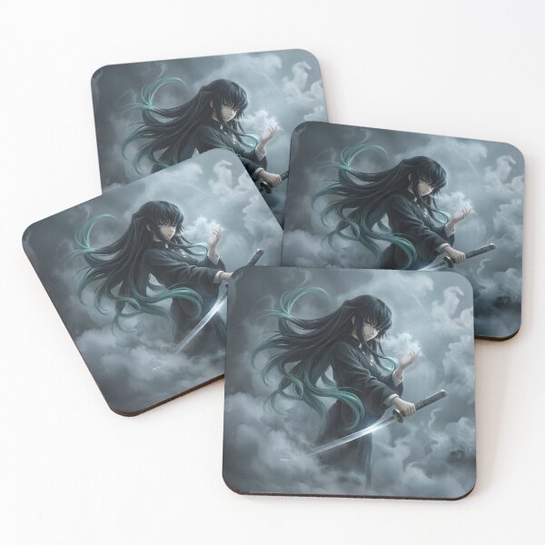Item preview, Mist Hashira Anime Swordsman Art , Demon Slayer, Kimetsu No Yaiba designed and sold by Innova_Creations.