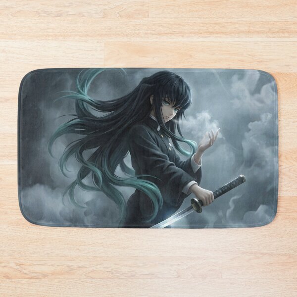 Item preview, Mist Hashira Anime Swordsman Art , Demon Slayer, Kimetsu No Yaiba designed and sold by Innova_Creations.