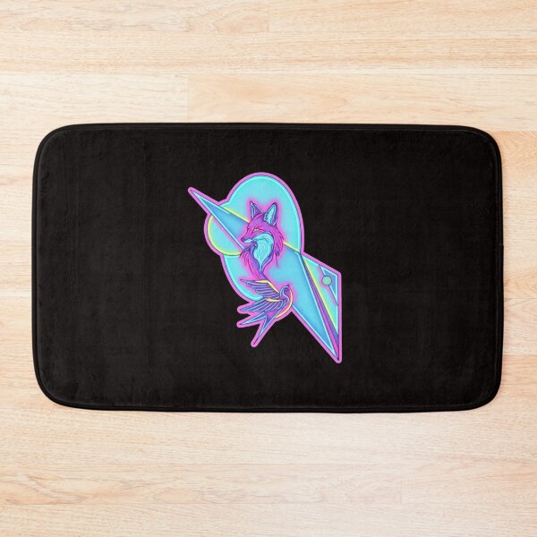 Item preview, Neon Fox and Bird Geometric Art designed and sold by Color for Balance .
