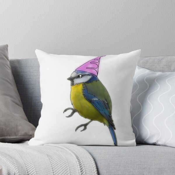 Item preview, Tit Bird in a Party Hat – animalzinhats  designed and sold by Ashley’sAnimalz.