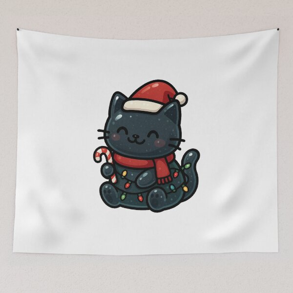 Item preview, Christmas Jelly Cat – Cute Gelatin Cat in Festive Holiday Style designed and sold by Shtex.