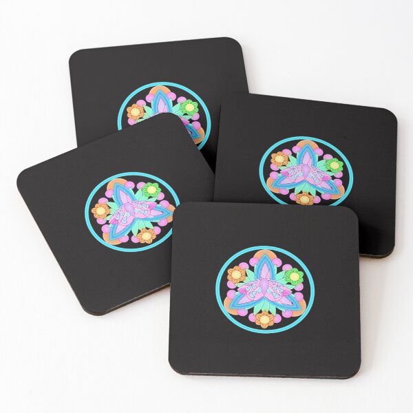 Item preview, Neon Floral Bird Mandala Art designed and sold by Color for Balance .