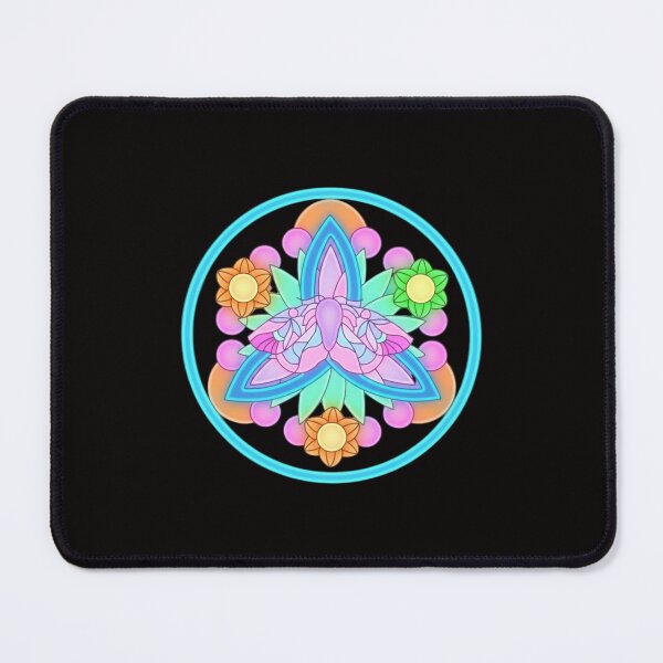 Item preview, Neon Floral Bird Mandala Art designed and sold by Color for Balance .