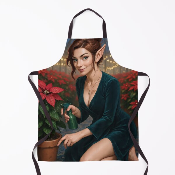Item preview, Fortana waters poinsettia in greenhouse designed and sold by CathryneDelamort.