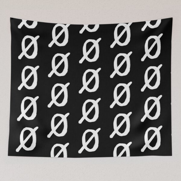 Item preview, Letter crossed out O, Ø designed and sold by badlydrawnbabe.