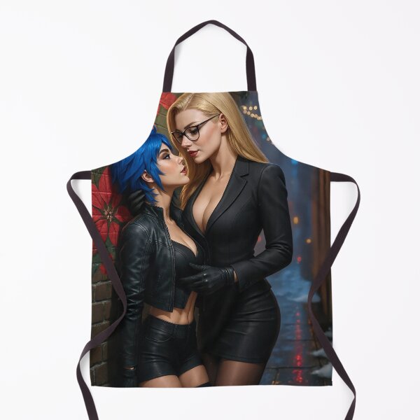 Item preview, Ilya x Cipher in leather outfits near poinsettias designed and sold by CathryneDelamort.
