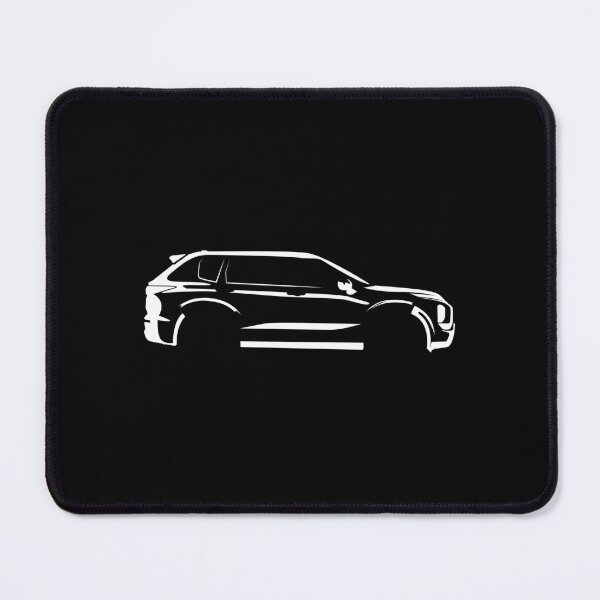 Item preview, Outlander PHEV (2022) GN0W Exceed - Minimalist Side Profile Car Silhouette(Black) designed and sold by FearnCreative.