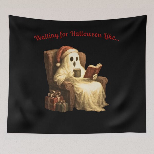 Item preview, Ghost Waiting for Halloween Like… designed and sold by BeesNeesTees.