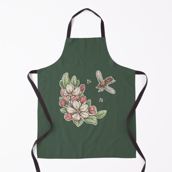 Item preview, Flower Fly & Apple Blossoms designed and sold by ConiferBug.