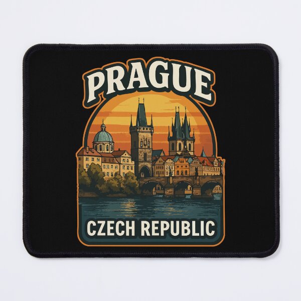 Item preview, Prague Czech Republic Retro Vintage designed and sold by TomFrontierArt.