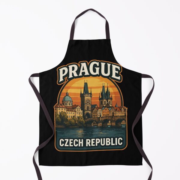 Item preview, Prague Czech Republic Retro Vintage designed and sold by TomFrontierArt.