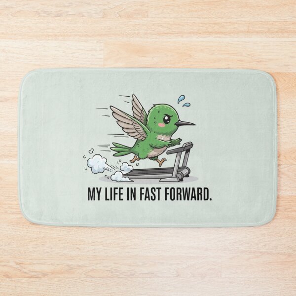 Item preview, My Life in Fast Forward – Funny Bird Running designed and sold by Whisky1111.