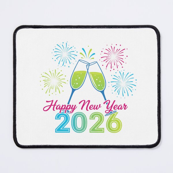 Item preview, Happy New Year 2026 Celebration - Festive Champagne & Fireworks designed and sold by Merchifyme2000.